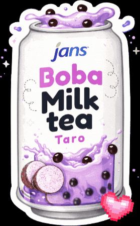 Boba Milk Tea GIF by Jans Enterprises Corp