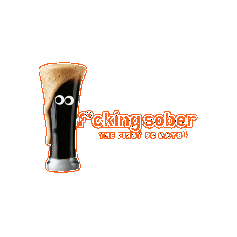Fckingsoberpodcast Sticker by The Sober Curator