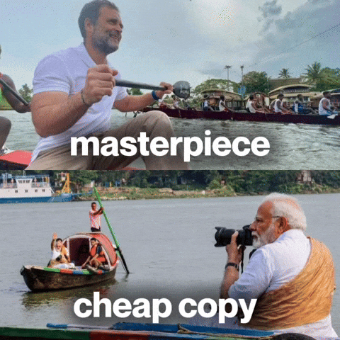 Rahul Gandhi Boat GIF by Indian National Congress
