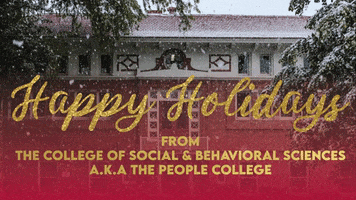 Sbsholiday2021 GIF by College of Social and Behavioral Sciences