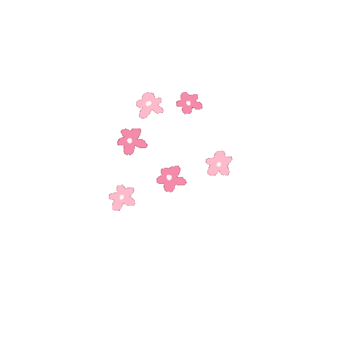 Pink Flowers Sticker