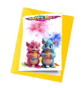 Festival Of Colors Happy Holi Sticker