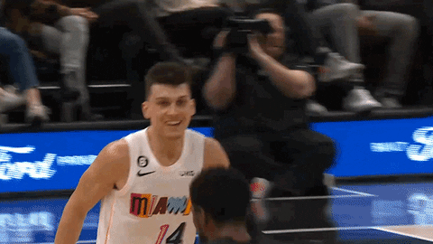 Happy Tyler Herro GIF by Miami HEAT - Find & Share on GIPHY