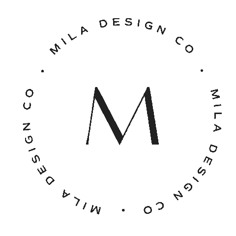 M Sticker by Mila Design Co.