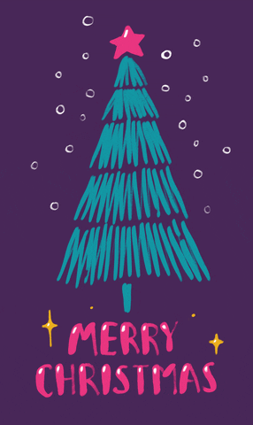 Blinking Merry Christmas GIF by macniten
