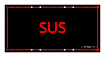 Suspicious Neon Sticker