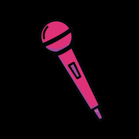 Pink Microphone GIF by uc_uww