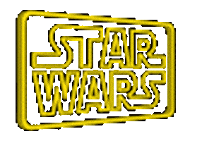 star wars logo Sticker