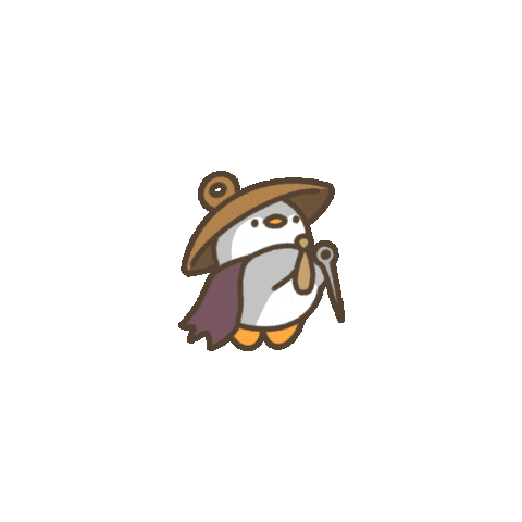 Penguin D Sticker