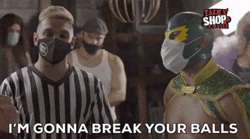 TalkNShop fight angry face wwe GIF