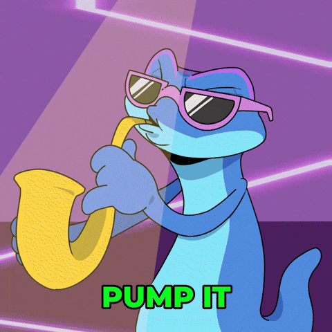 Pump It Crypto GIF by Snek
