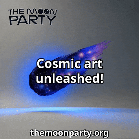 Art Nebula GIF by The Moon Party
