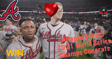 Atlanta Braves 2021 World Series Champs Congrats GIF