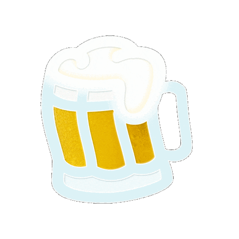 Drunk Cheers Sticker by Mota Italic