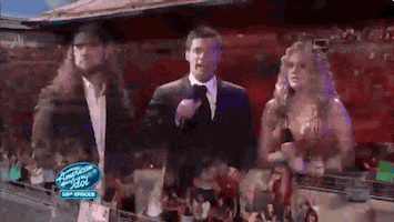 excited kelly clarkson GIF by American Idol