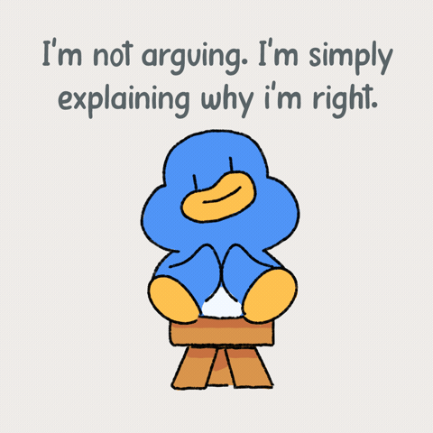 Explaining GIF by Cozy the Penguin