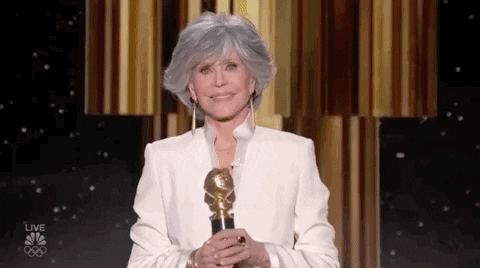 Jane Fonda Win GIF by Golden Globes - Find & Share on GIPHY