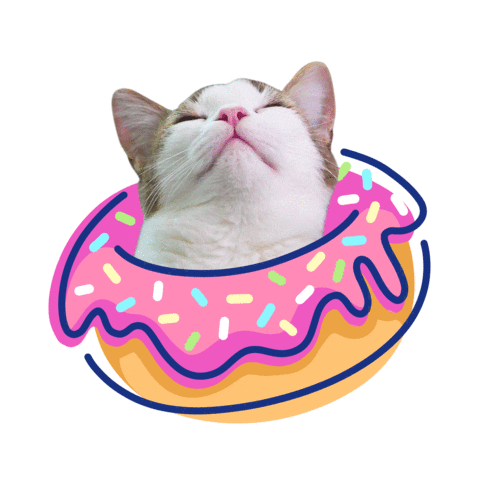 Happy Donut Sticker
