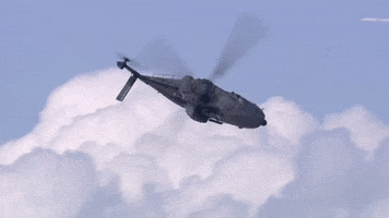 Helicopter Army Plane GIF by Safran