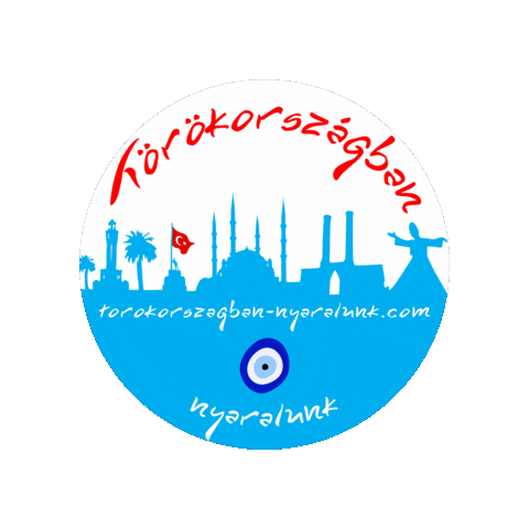 Törökországban Nyaralunk Sticker