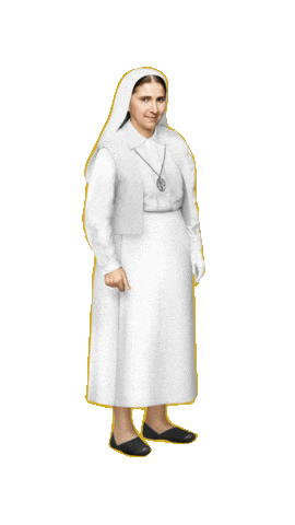 Huellasdesantidad Sticker by Madre Carmen de Venezuela