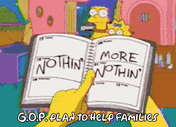 GOP plan to help families the Simpsons