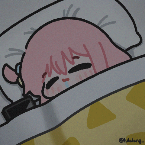 Sleep Bocchi GIF