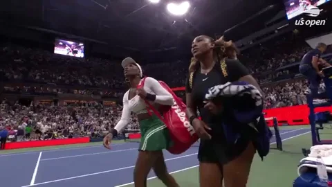 Waving Serena Williams GIF
