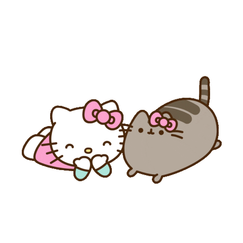 Best Friends Cat Sticker by Hello Kitty