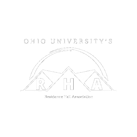 Ohio University's RHA Sticker