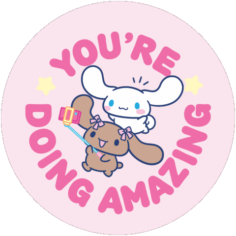 Summer Youre Doing Amazing Sticker by Sanrio