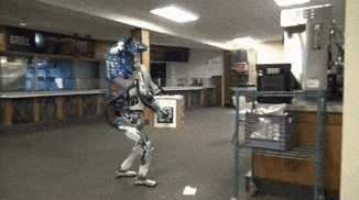 Robot in action