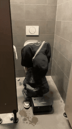 Sleepy Toilet GIF