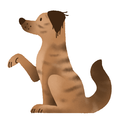Dog Pacsi Sticker by Artificial Group