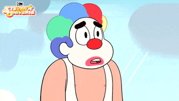 Steven Universe Clown GIF by Cartoon Network