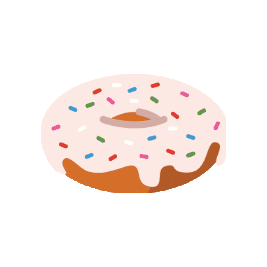 Donut Eating Sticker by Wawa