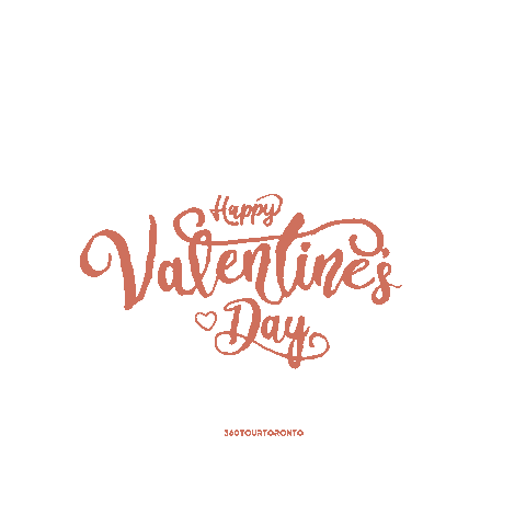 Valentines Day Love Sticker by 360 Tour Toronto