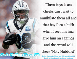 Chuba Hubbard GIF