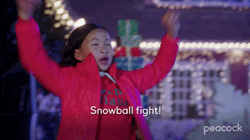 North Pole Snow GIF by PeacockTV