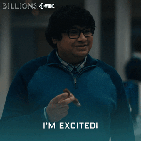 Im Excited GIF by Billions