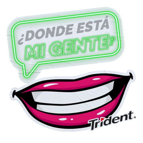 Gums Chicles Sticker by Trident Colombia