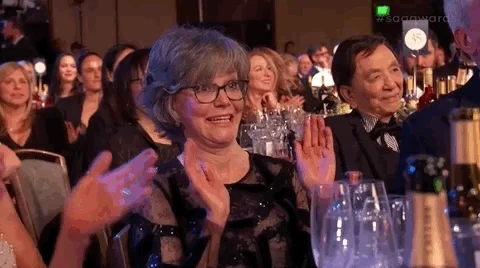 Excited Sally Field GIF