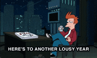 Happy New Year Futurama GIF
