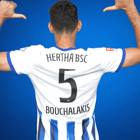 Andreas Bouchalakis Football GIF by Hertha BSC