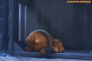 Scared Garfield Movie GIF by Sony Pictures