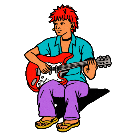 Music Festival Guitar Sticker by SXSW