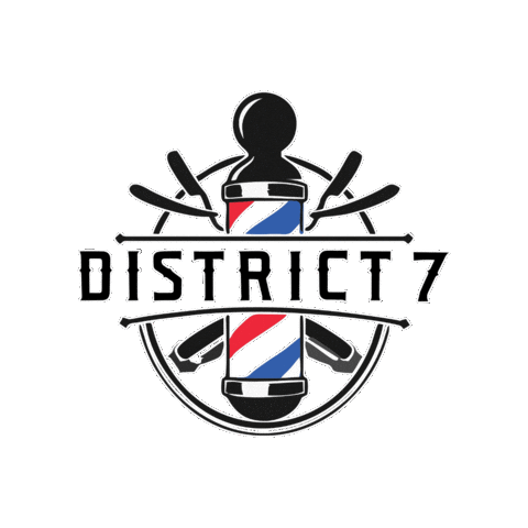 Barbershop D7 Sticker by Sunset Beach Trading Company