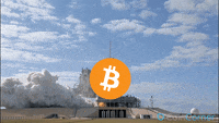 To The Moon Bitcoin GIF by CoinCorner