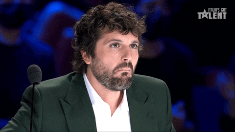 Got Talent Reaction GIF by Italia's Got Talent - Find & Share on GIPHY