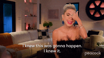 Real Housewives Oops GIF by PeacockTV